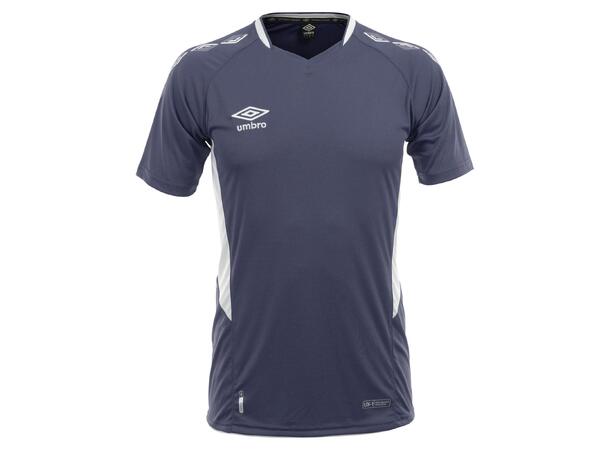 UMBRO UX-1 Jersey SS jr Marine/Hv 140 Flott kortermet spillertrøye 